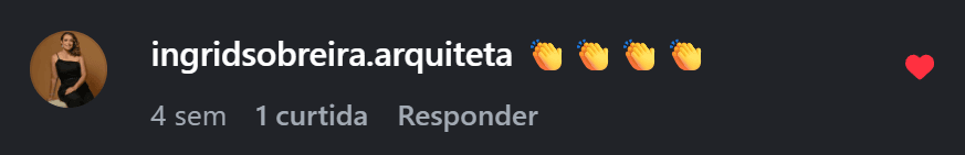 Depoimento de aluna sobre o curso